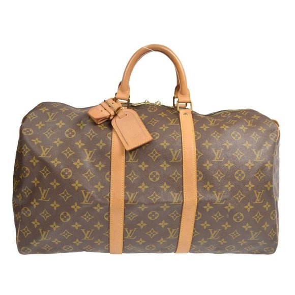 00160400# Louis Vuitton Travel Bag Keepall 50 Monogram - Picture 1 of 12